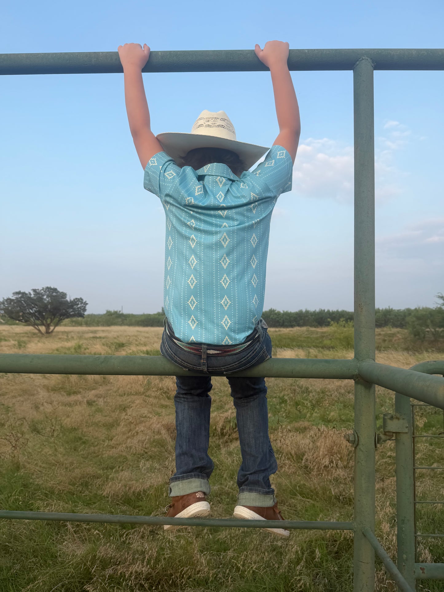 Mini Dusty Blues Polo