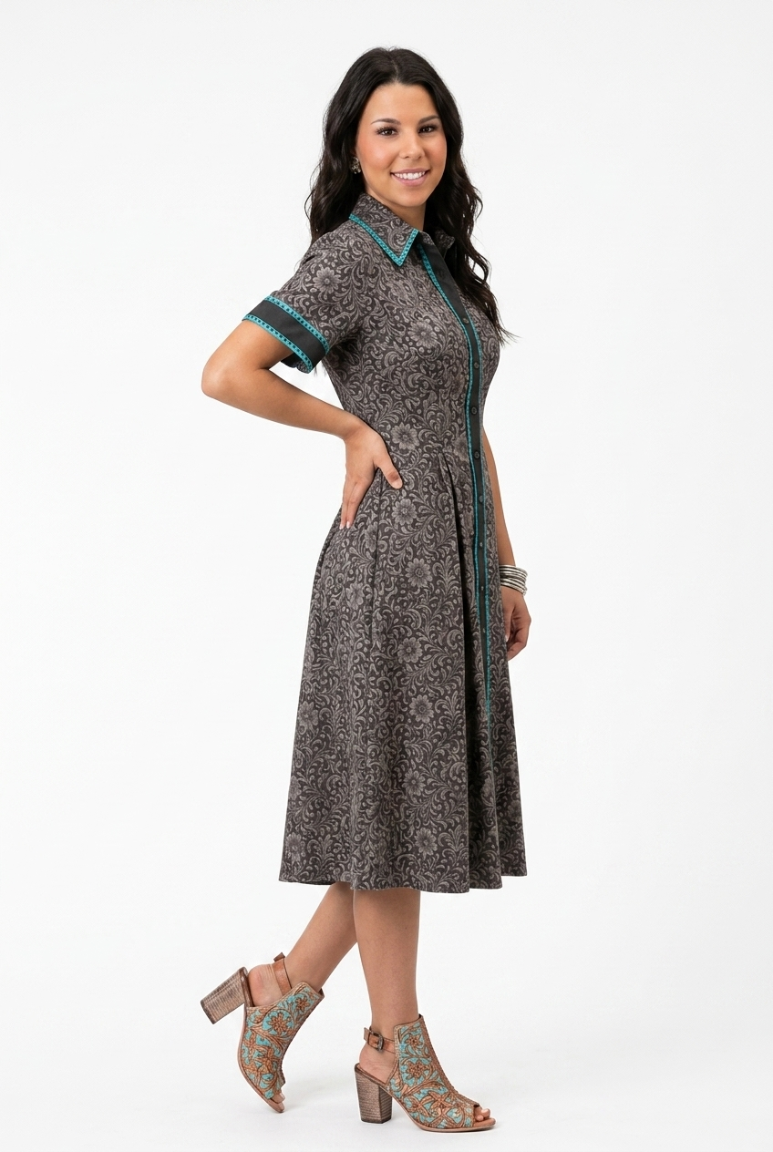 Saddle Kreek Buckstitch Dress