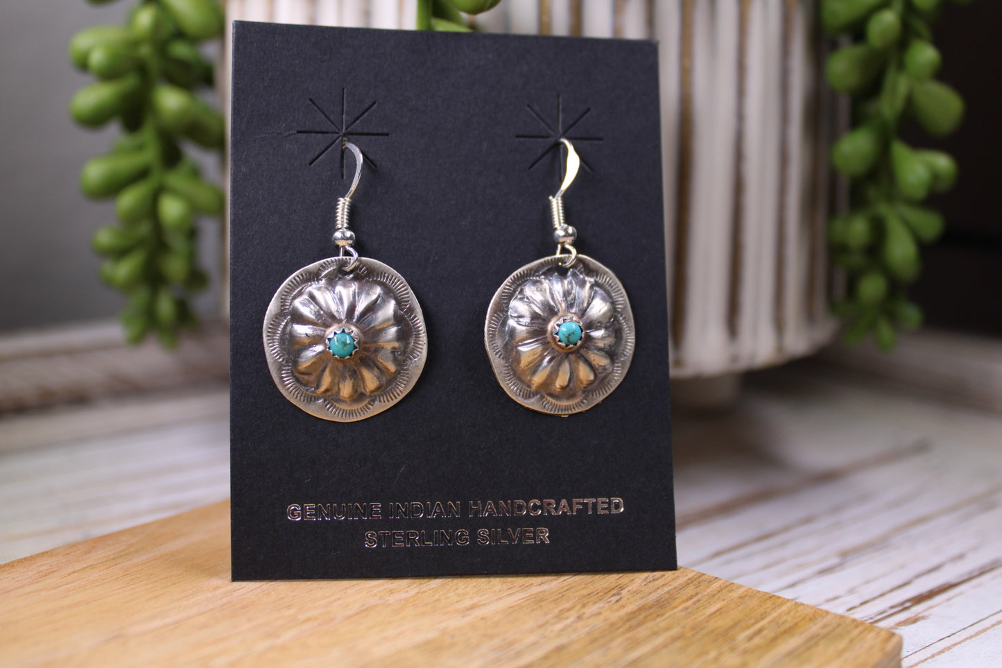 Concho Earrings – Navajo Artist Joan Begay