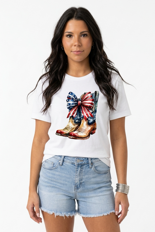 Stars, Stripes & Boots Tee