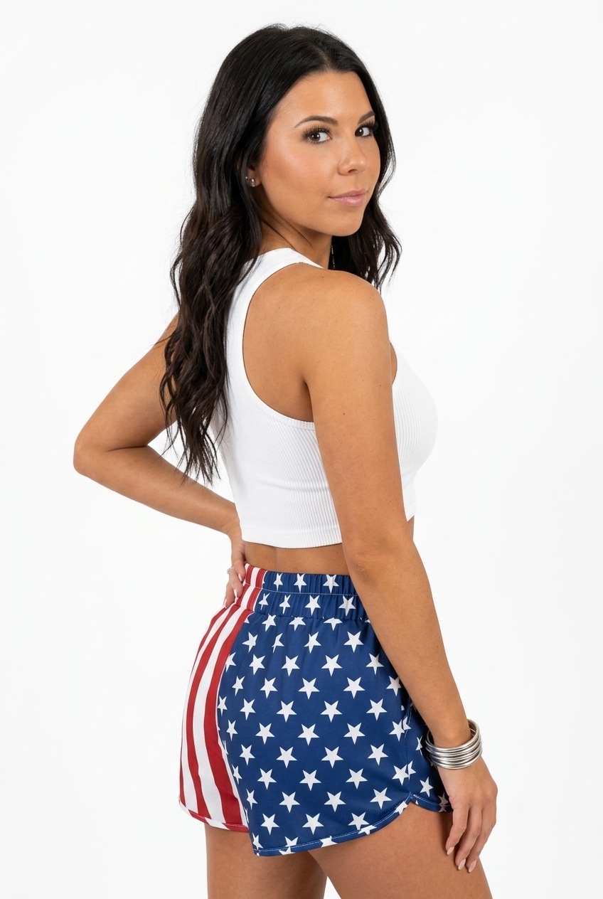 American Flag Shorts