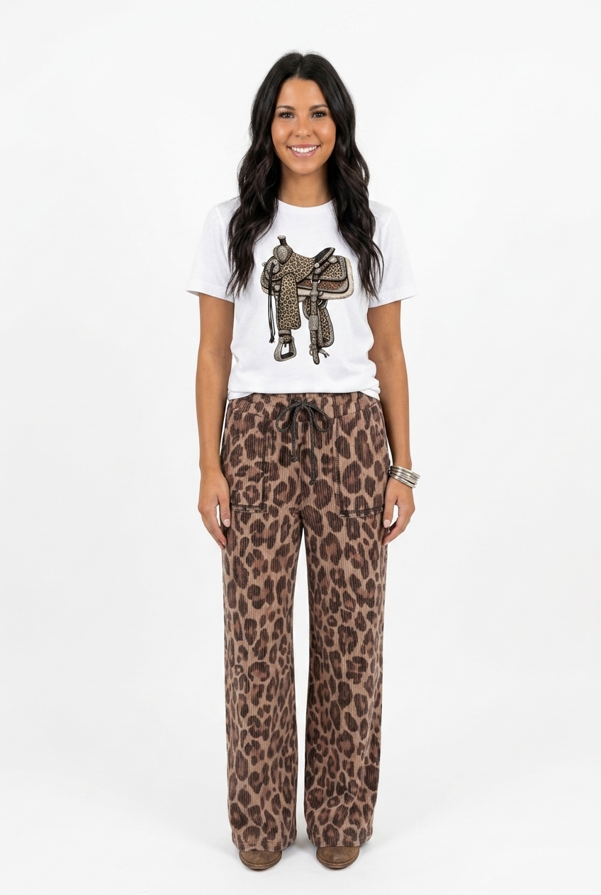 Spotted Wild Leopard Pants