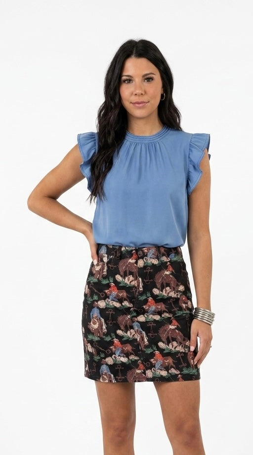 Heavy Ranch’n Denim Skirt