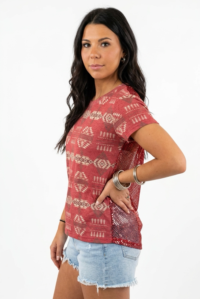 Sparkle Country Top