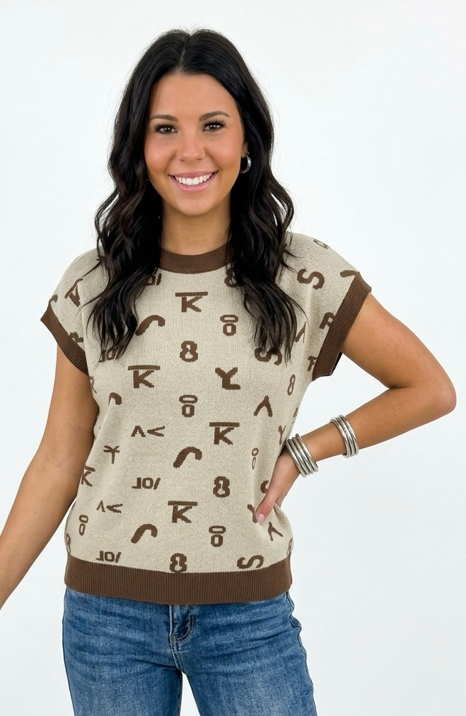 Cowgirl Code Sweater Top
