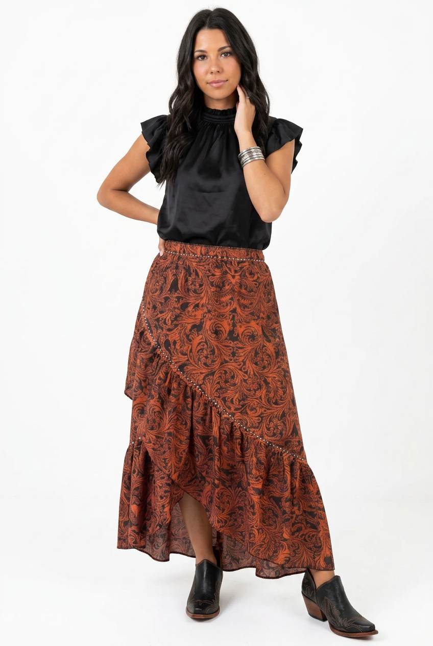 Country Tooled Skirt