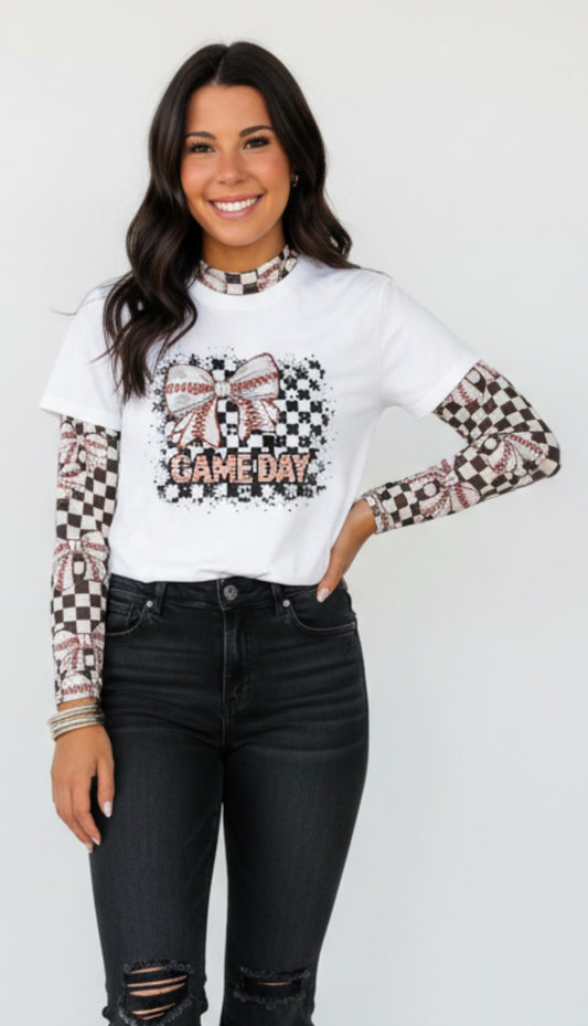 Game Day Dirt & Diamonds Tee