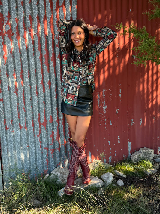 Vintage Rodeo Button-Up