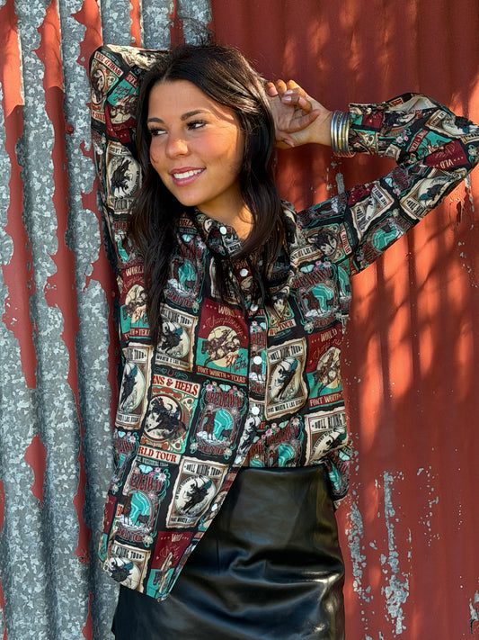 Vintage Rodeo Button-Up