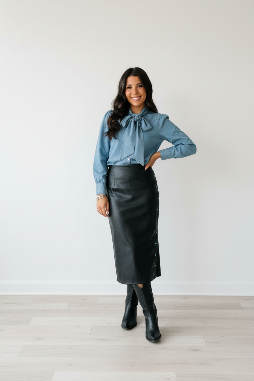 Split Decisions Skirt – Midnight