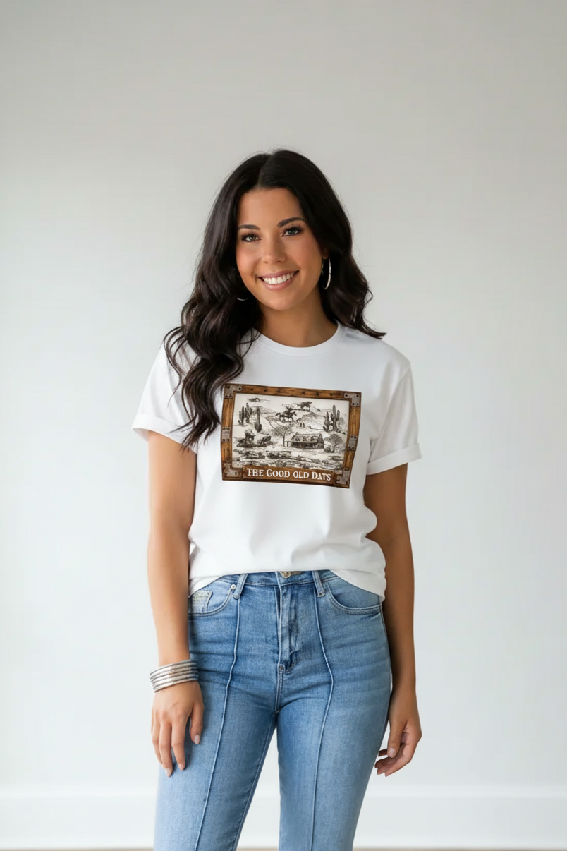 The Old Days Vintage Tee