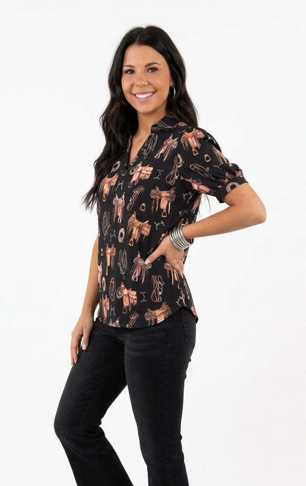 Saddle Room Top