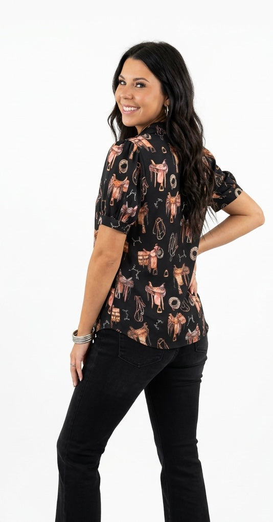 Saddle Room Top