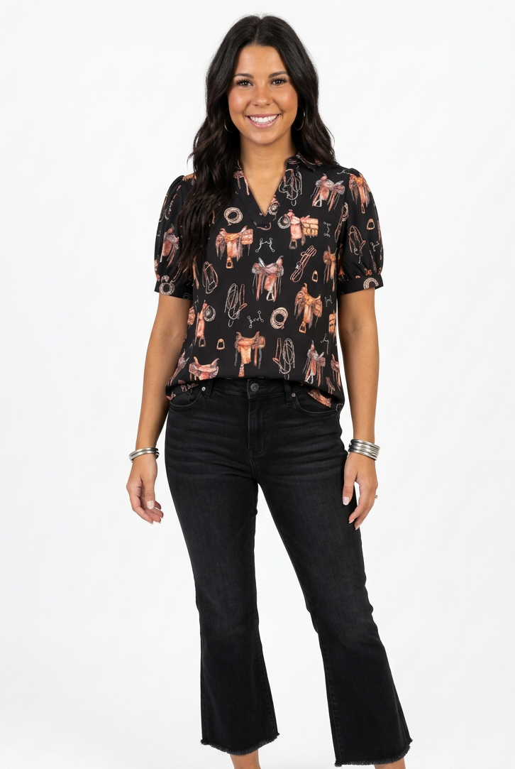 Saddle Room Top