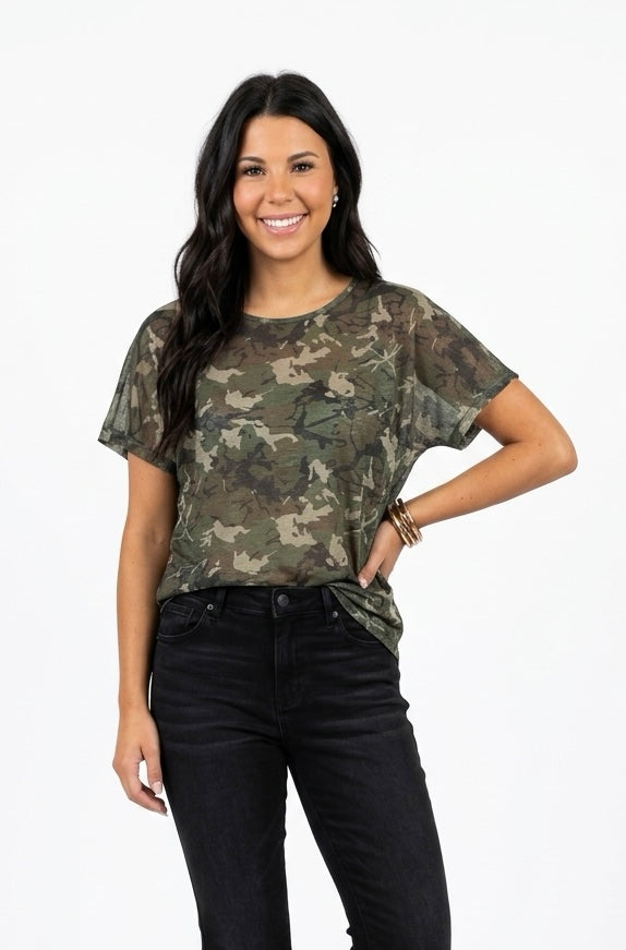 Camo Kreek Mesh Top
