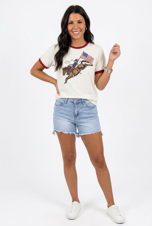 Dust & Glory Ringer Tee