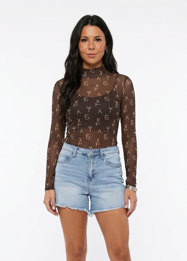 Amarillo By Morning Mesh Top