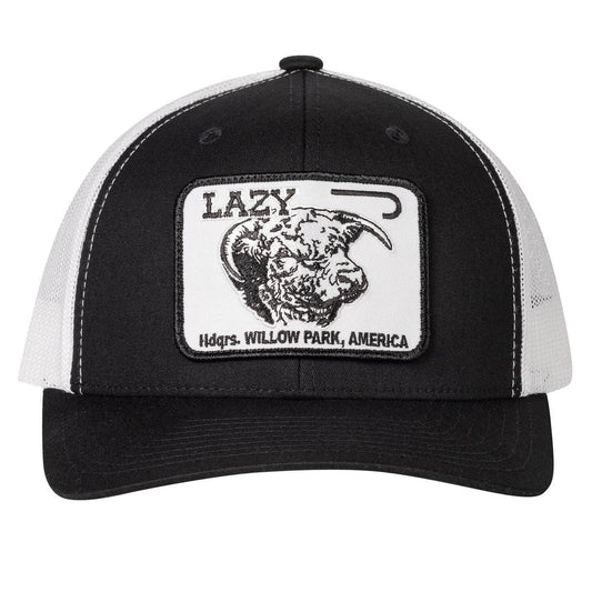 LJR Willow HQ Black & White Trucker