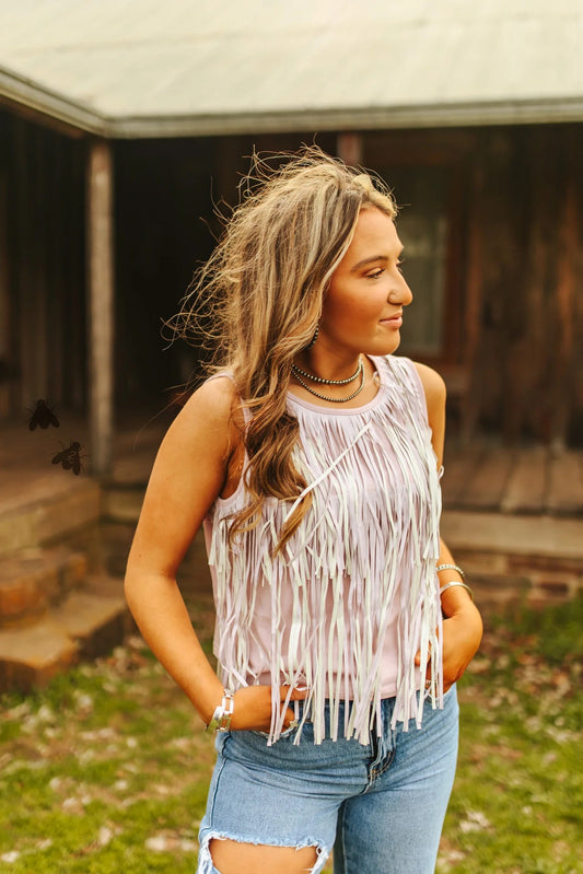 A GIRLS BEST FRINGE - LILAC