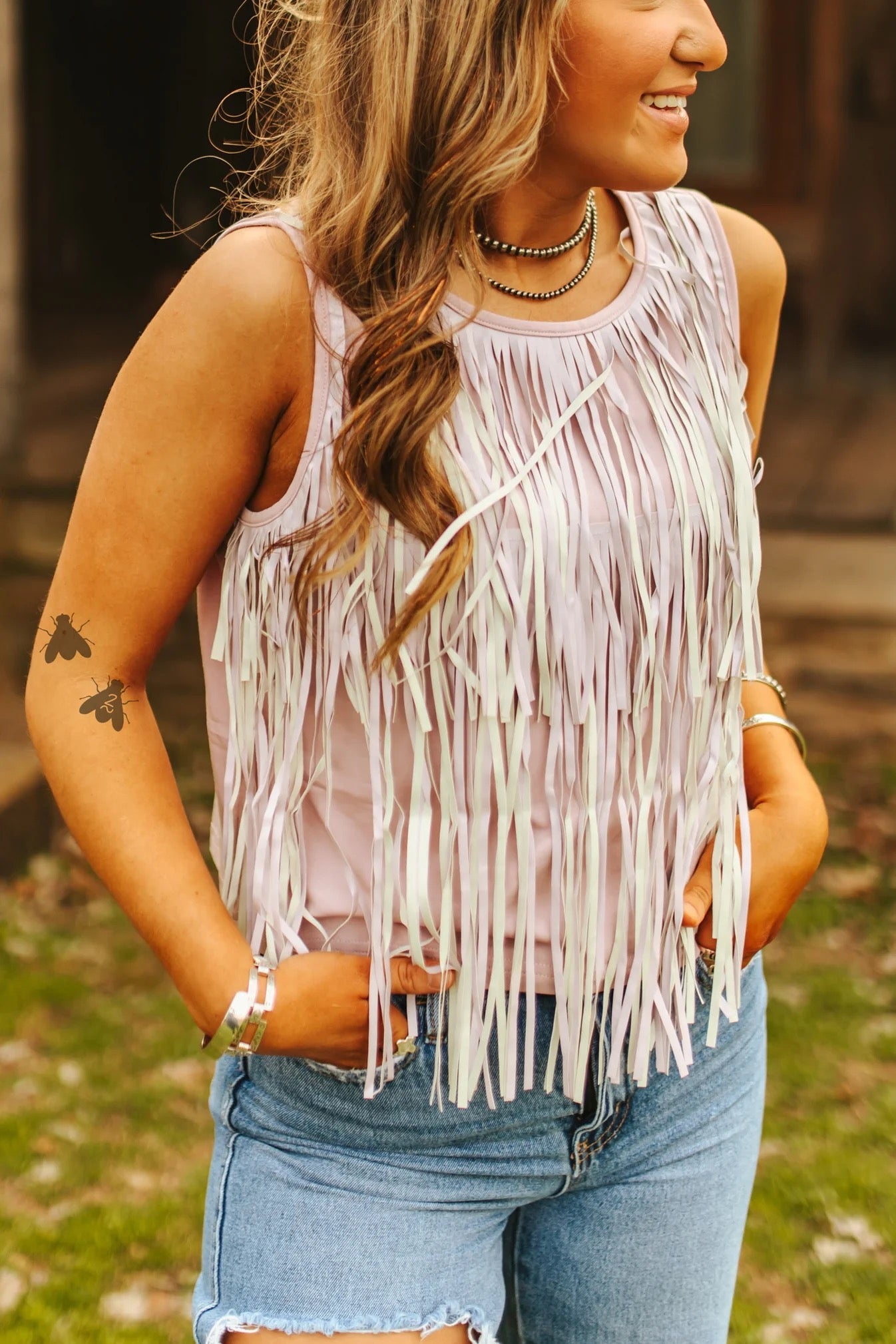 A GIRLS BEST FRINGE - LILAC