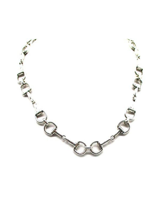 Western Snaffle Bit Multi Linked Necklace