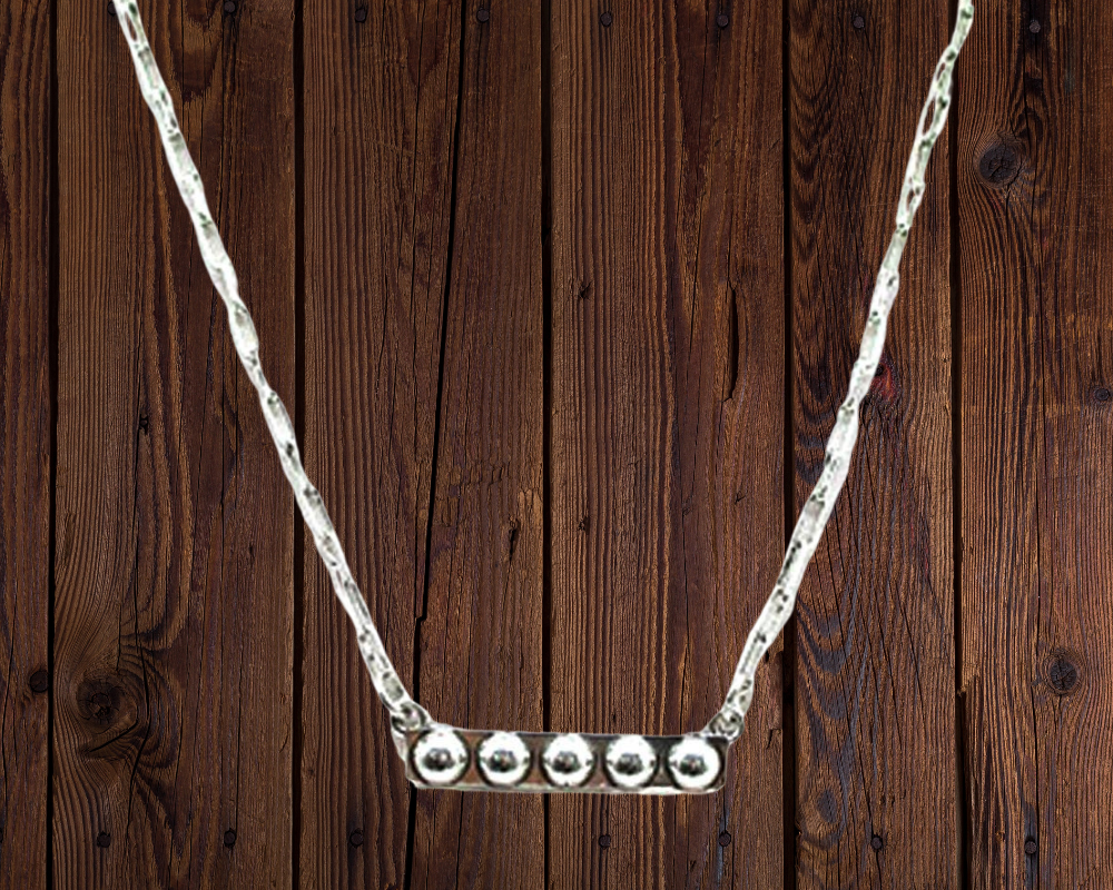 Western Bubble Bar Necklace
