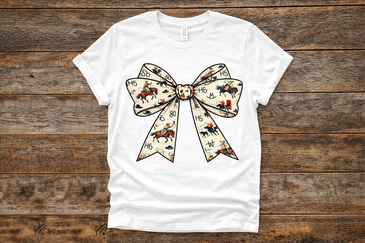 Vintage Cowboy Bow Graphic Tee