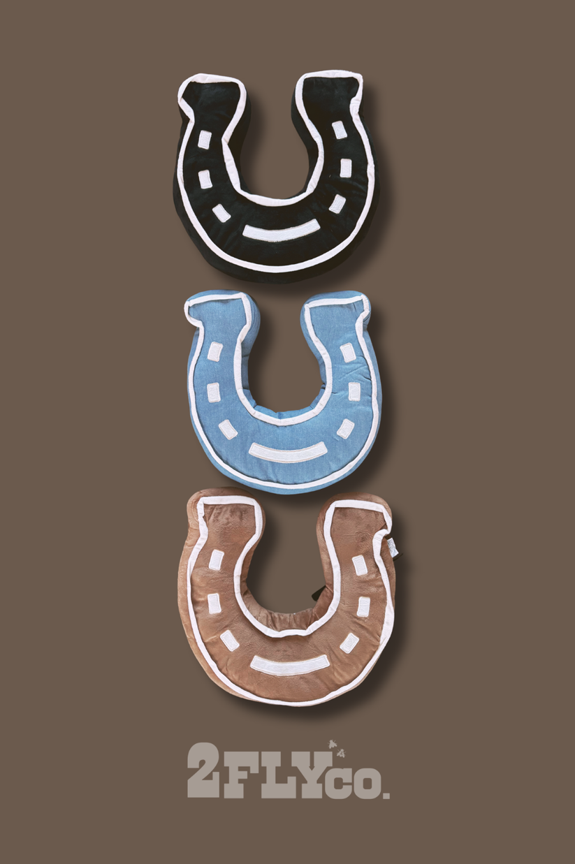 Lucky U Horseshoe Pillow
