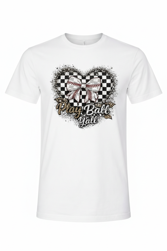 Dirt, Diamonds & Play Ball Tee