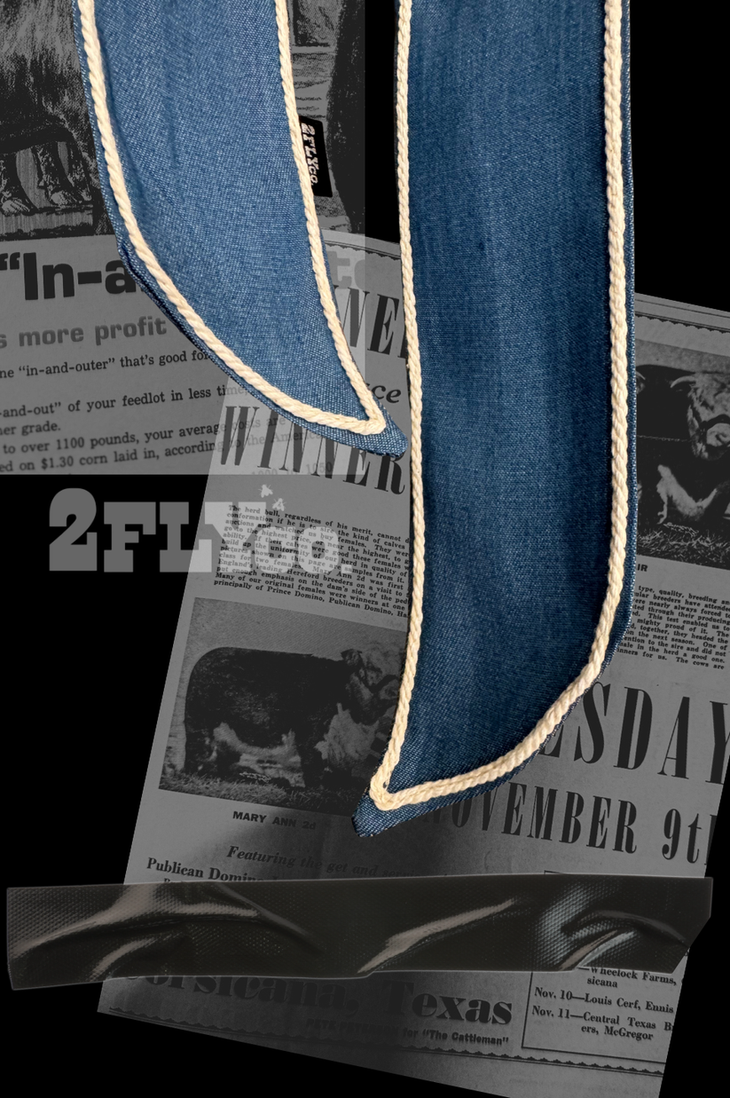Denim Trail Knot Twilly