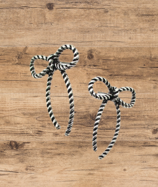 Western Corded Wire Ribbon Earring