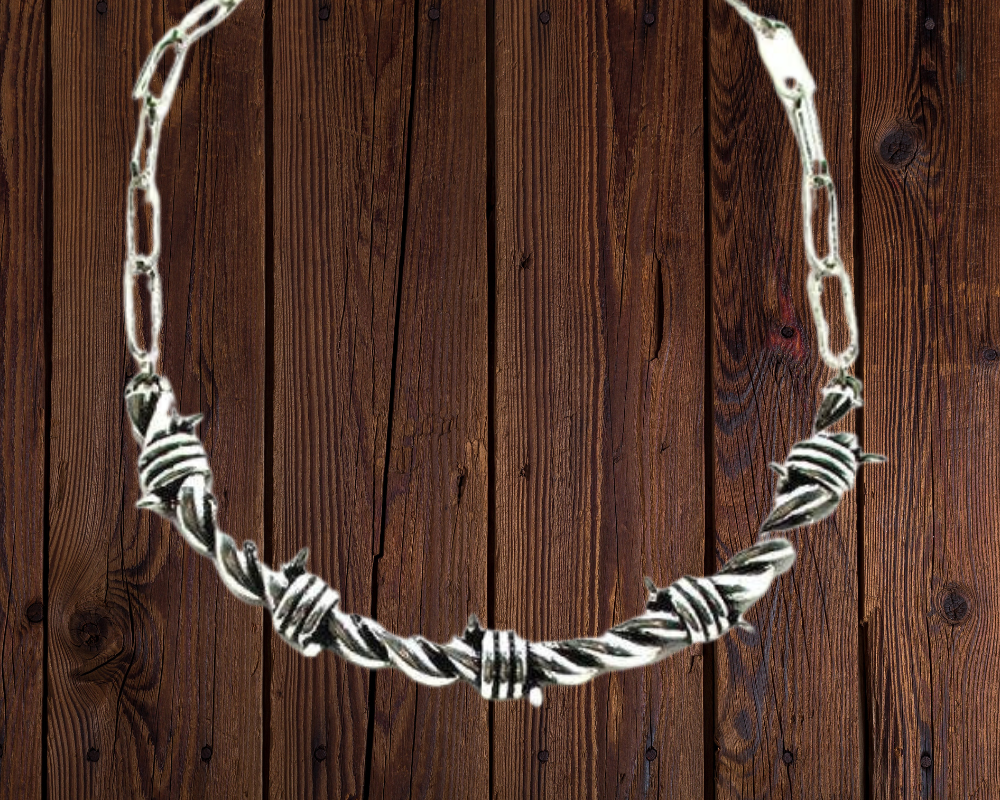 Western Barbed Wire Necklace
