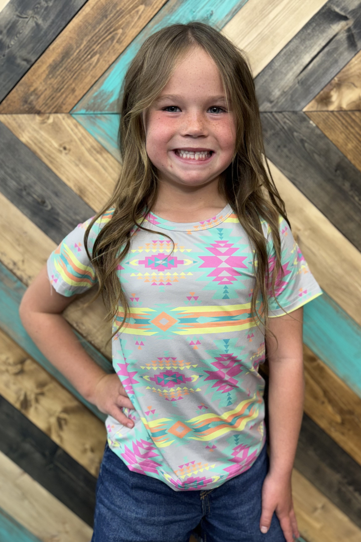 Kids Mini Aztec Daydream Top