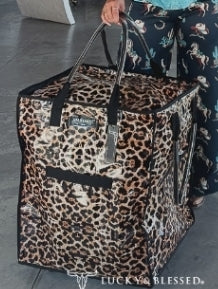 Leopard EasyHaul Rolling Tote Bag