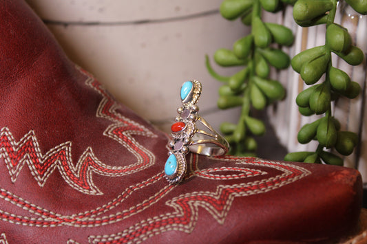 Navajo Zuni Handmade Andrew Vandever Ring Size 7