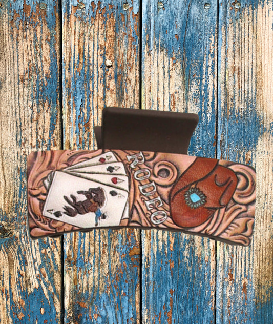 RODEO PRINTED HAIR CLIP