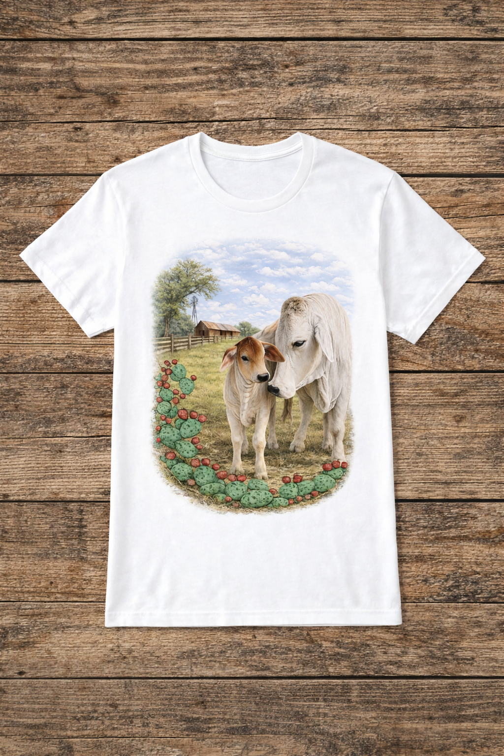 Cactus Brahman Ranch Heritage Tee