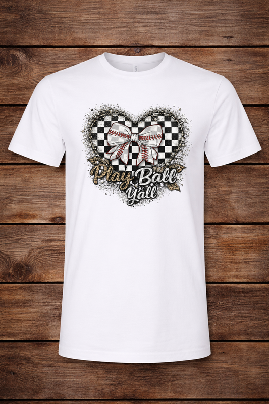 Dirt, Diamonds & Play Ball Tee