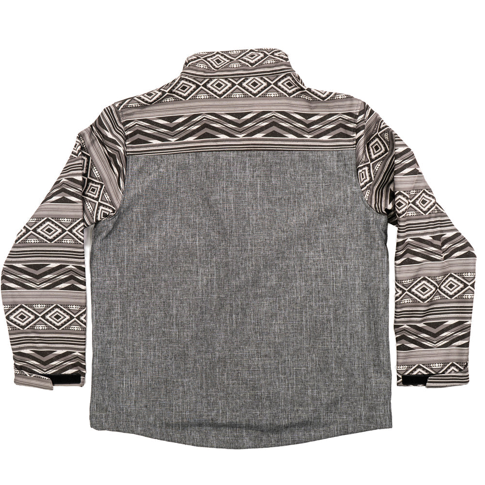 Men’s Aztec Print Bonded Jacket - Lazy J Ranch