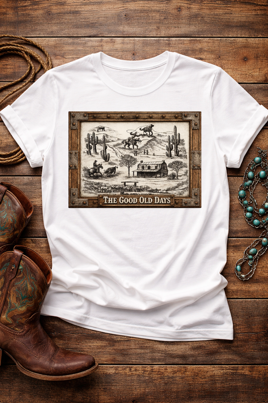 The Old Days Vintage Tee