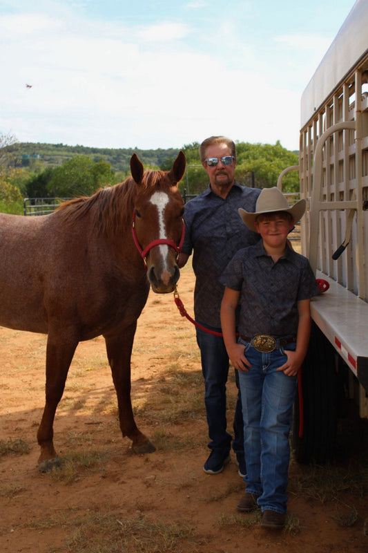 Men's Hey Howdy Short Sleeve Button-Up Shirt