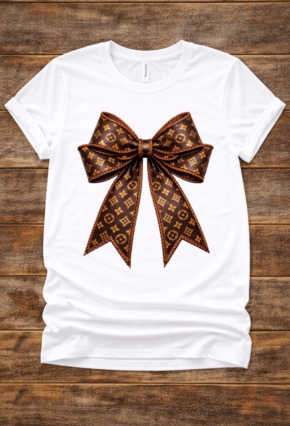 Madd Western Monogram Rope Bow Tee