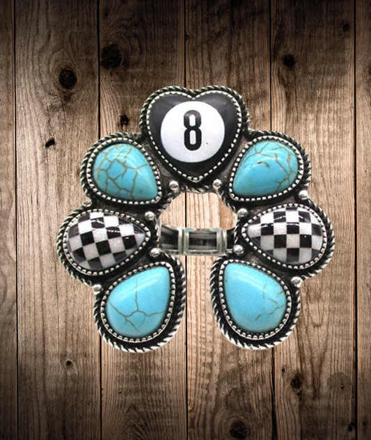 8 Ball Naja Stretch Ring