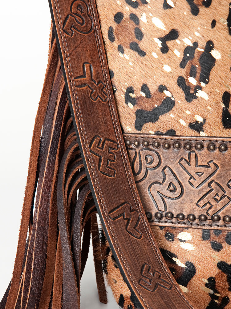 Branded Belle Fringe Cross Body Bag
