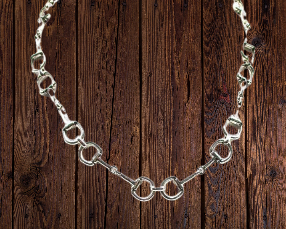Western Snaffle Bit Multi Linked Necklace
