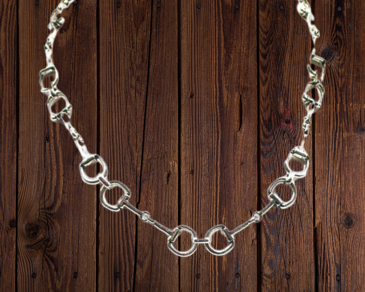 Western Snaffle Bit Multi Linked Necklace
