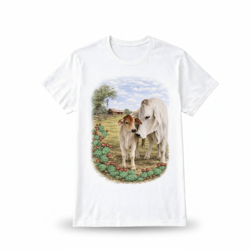 Cactus Brahman Ranch Heritage Tee