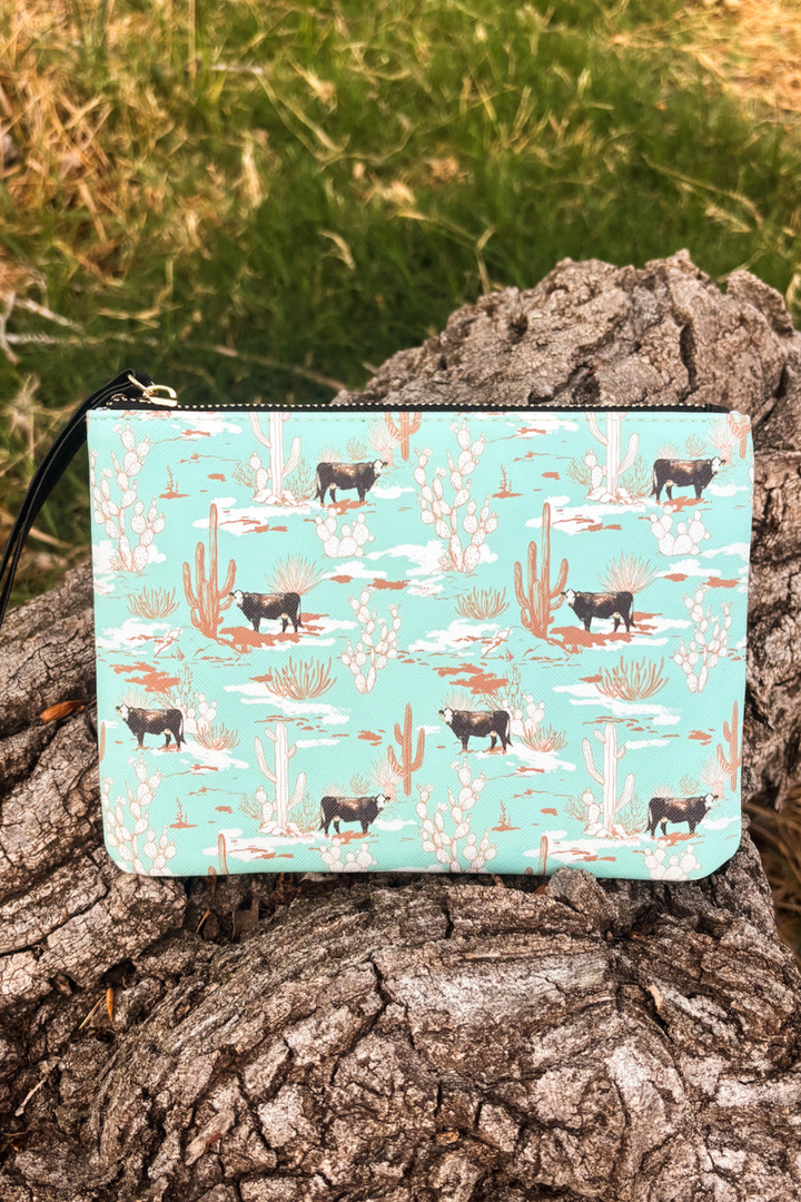 Blue Desert Cosmetic Bag