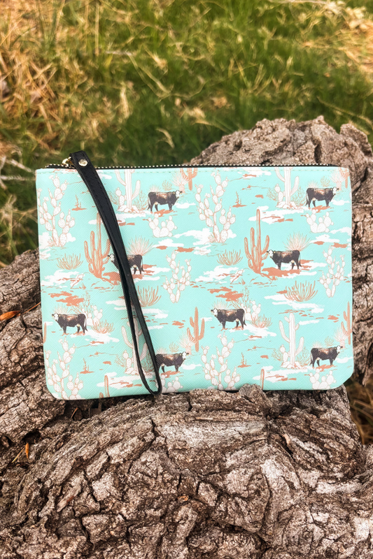 Blue Desert Cosmetic Bag