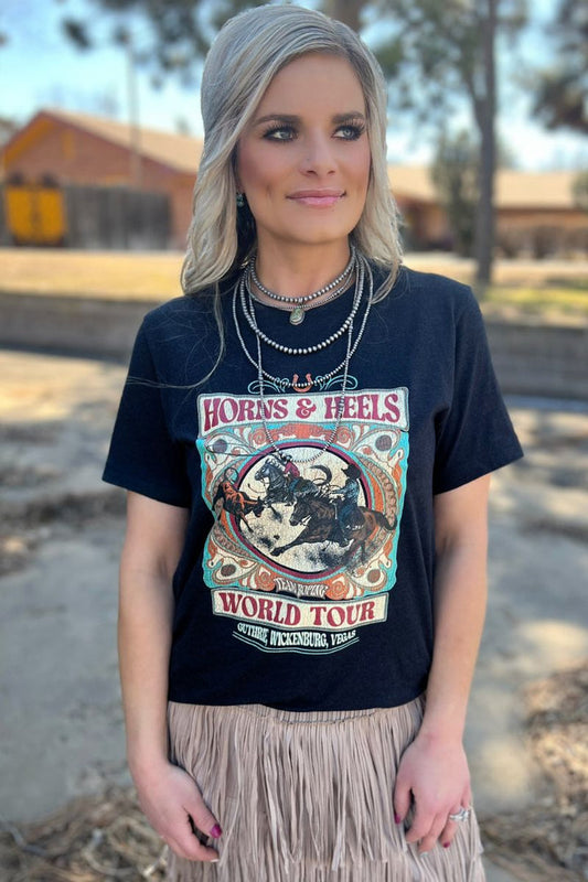 Team Roping World Tee